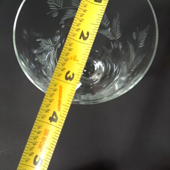 Electra Arcadia Iced Tea Footed Hand Blown Discontinued Glass Goblet Water Wine - Picture 4 of 13